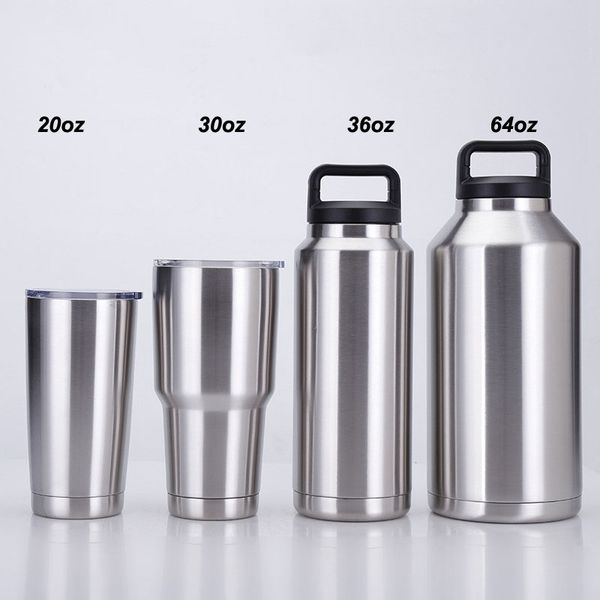 

stainless steel thermal insulation cup 30oz/20oz /64oz/36oz ice master cup ice bucket kettle vacuum outdoor sports portable car cup vt1475