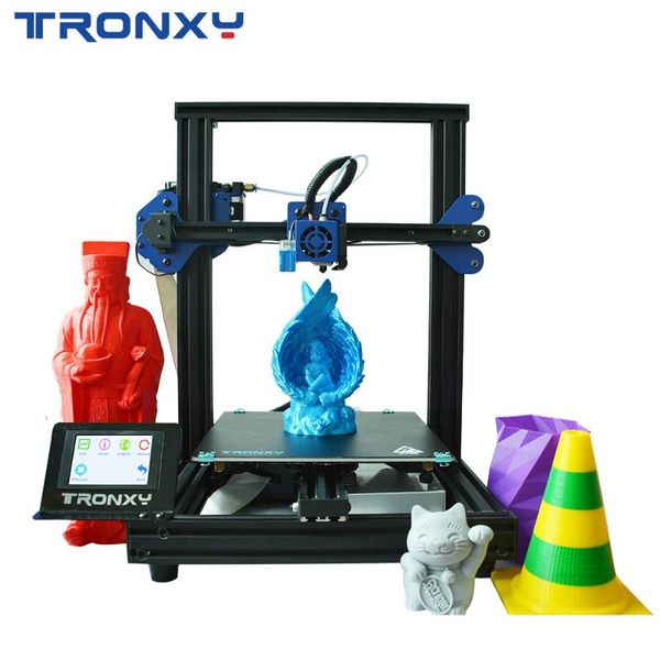 

printers 3d printer tronxy xy-2 pro/xy-2 pro titan extruder with 0.25kgs gift filament+8g sd card upgraded ultra silent mpressora