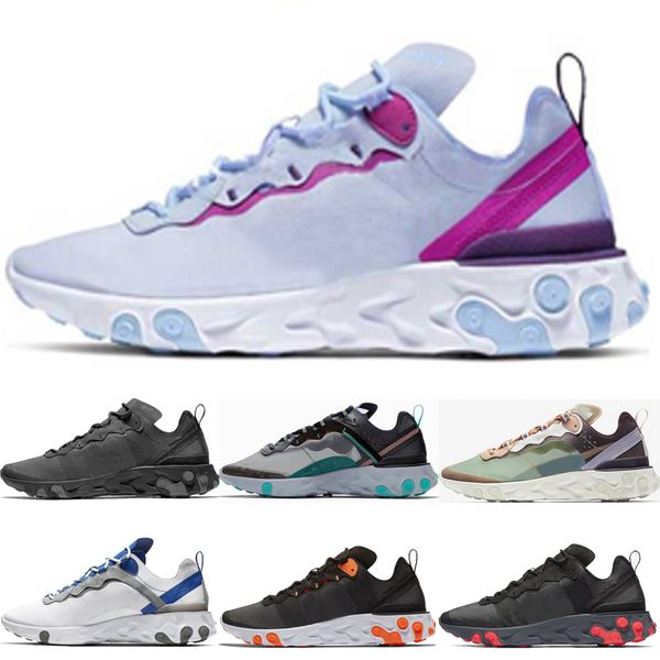 

fashion men 55 women 87 running shoes taped seams with blue symble total orange solar red triple black black white sneakers