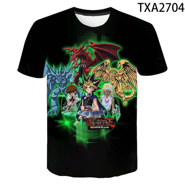 

new game yu gi oh boy girl 3d print shirts harajuku graphic hippie men clothing