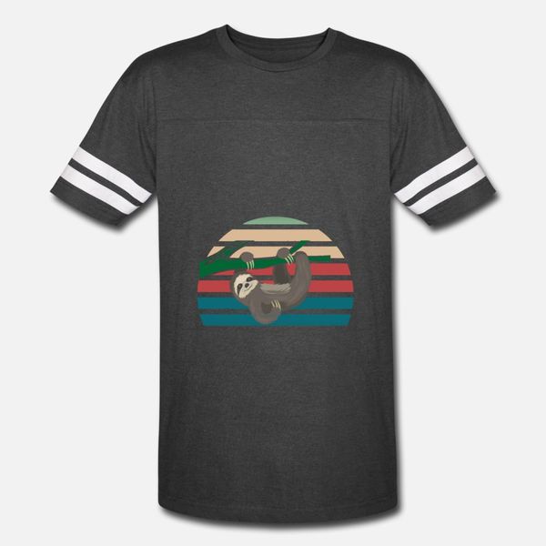 

sloth fitness sport t shirt men customize tee shirt euro size s-3xl unique anti-wrinkle new style spring vintage shirt