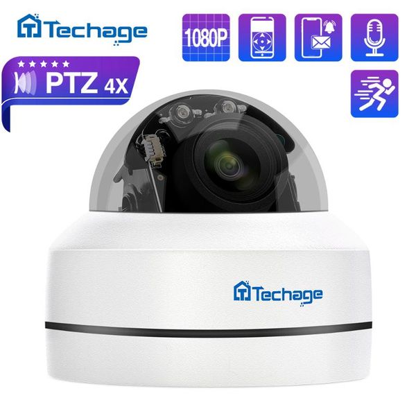 

mini cameras h.265 1080p ptz poe ip camera 4x zoom speed dome indoor outdoor waterproof 2mp cctv security p2p onvif video