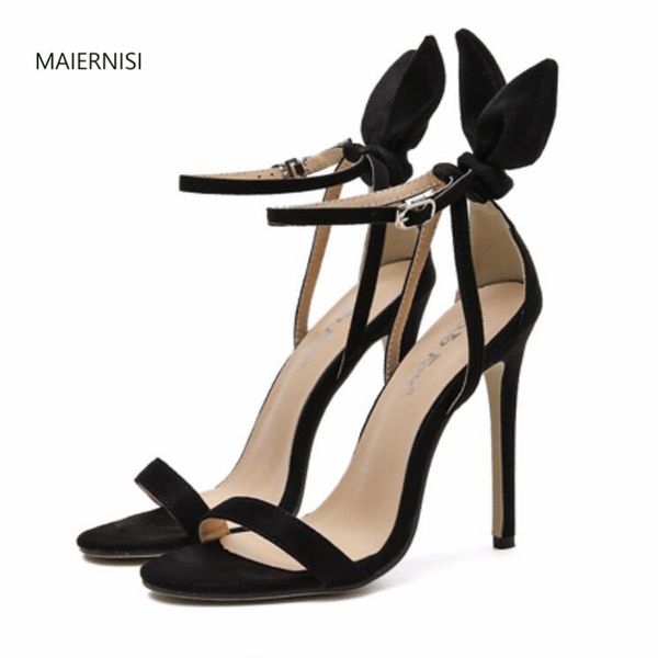 

sandals summer pattern net red shoes woman high-heeled women's 11cm stiletto heels 4-8 9 maiernisi, Black