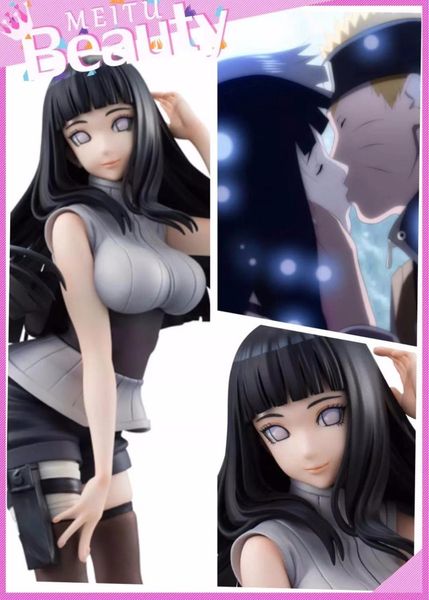 

naruto lovely hyuuga hinata shippuden ver. figure pvc action collectible model toys birthday gift 21cm y200811