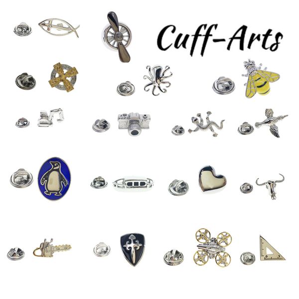 

lapel pin badge men's fashion love cute honey camera ruler bull head key ocs bird penguin brooch pin lady men's jewelry, Gray