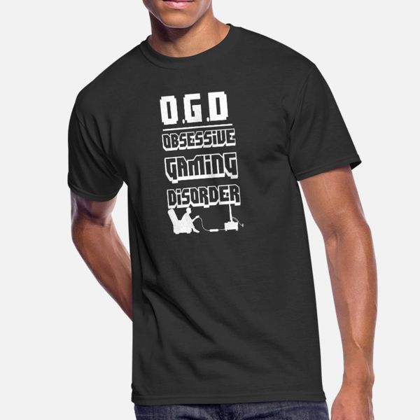 

навязчивого gaming disorder gamer nerd игры t shirt мужчины печать хлопок круглого воротник фотография подарки аутентичная весна осень новиз