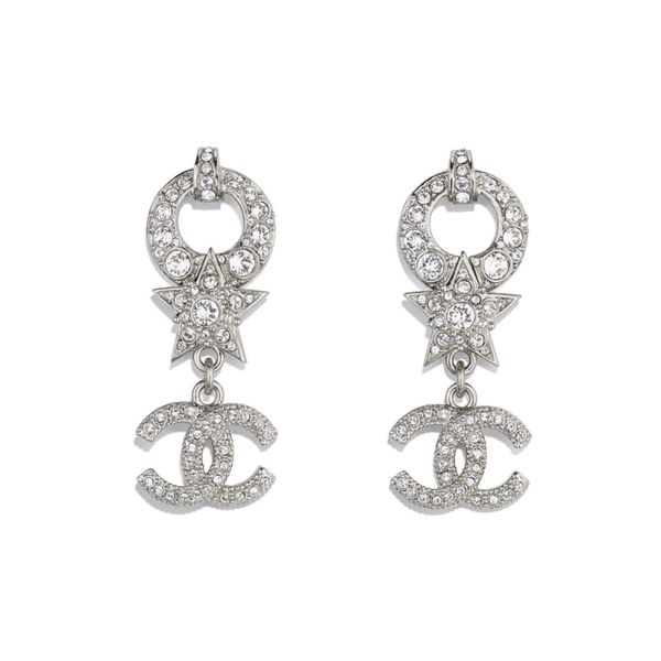

новый продукт титановые стали ювелирные изделия alphabet серьги diamond design моды серьги изысканный дамы простые серьги с коробкой xx108, Golden