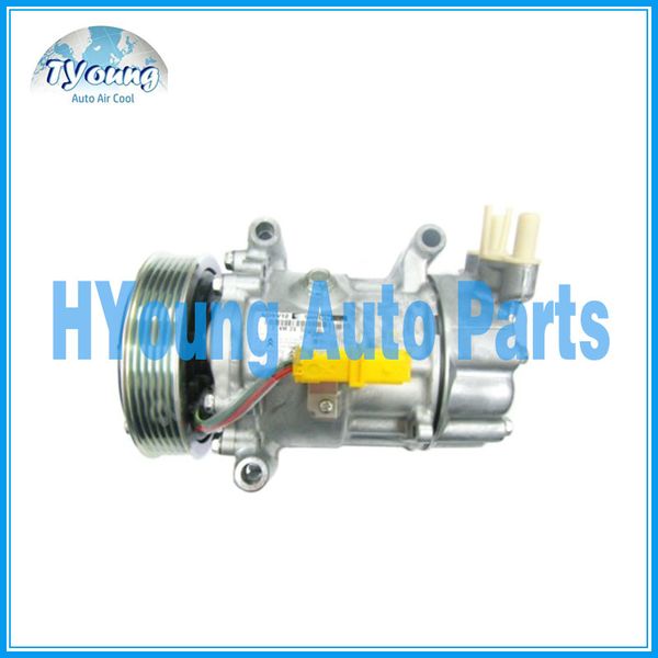

sd6v12 6pk 119 mm sd1439f sd1449 sd1449f sd1450 auto ac compressor for citroen c3 peugeot 9646273380
