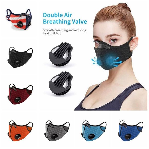 

cycling masks outdoor sports dust-proof breathable washable protective bicycle mask activated carbon designer masks bwa774