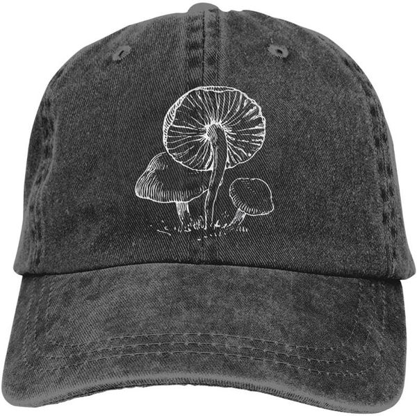 

zwinz stylish wild mushrooms cute mycology fungi casquette adjustable baseball caps trucker hat, Blue;gray