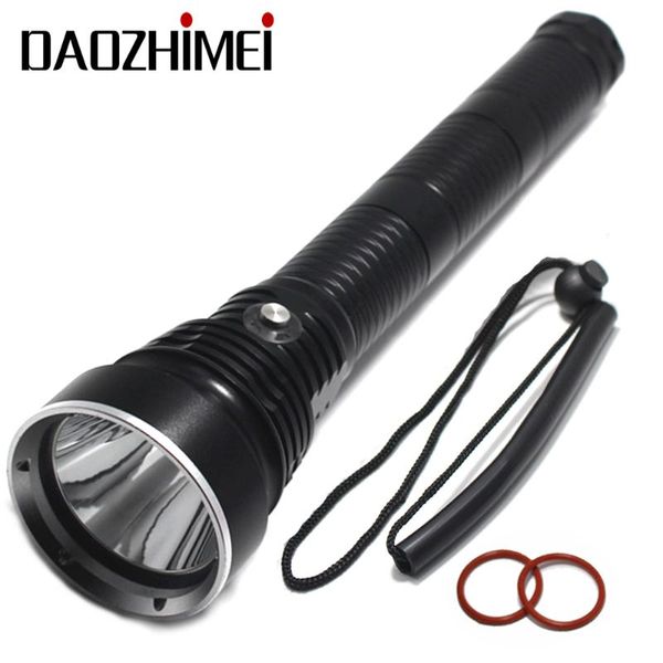 

high lumens led diving xhp70.2 white light / yellow light spearfishing led diving lamp underwater camping lanterna