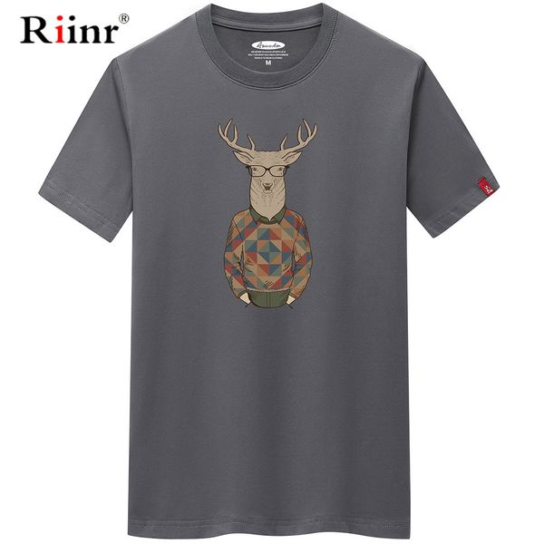 

riinr 2020 new summer fashion men large size t-shirt creative print o-neck short sleeve casual cotton 6xl