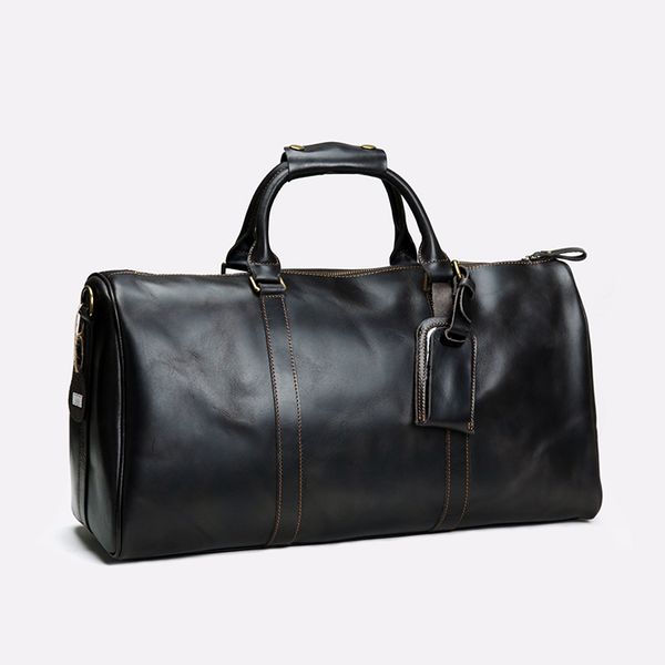 

quality men duffle bag women travel bags hand luggage luxury designer travel bag men pu leather handbags large cross body bag totes 55cm