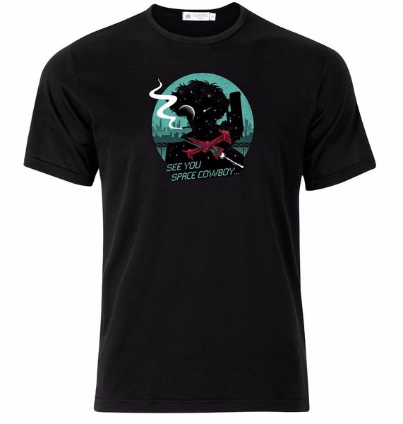 

2019 fashion short creative printed cowboy bebop t-shirtsummer t-shirt