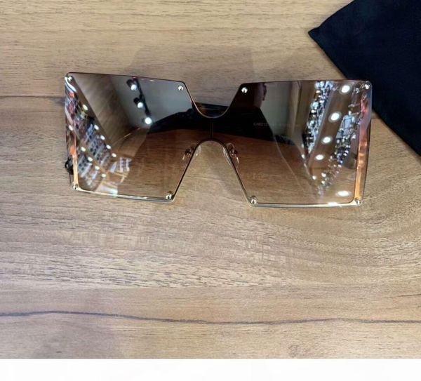 

women ch0213 oversized sunglasses brown smoke lens 61mm gafas de sol luxury designer sunglasses glasses eyewear new with box, White;black