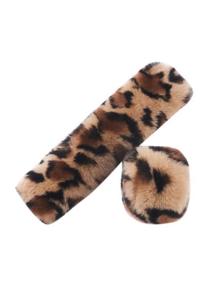 

korean style fashion cuff nordic designer foldable rex plush soft bracelet, Blue;gray