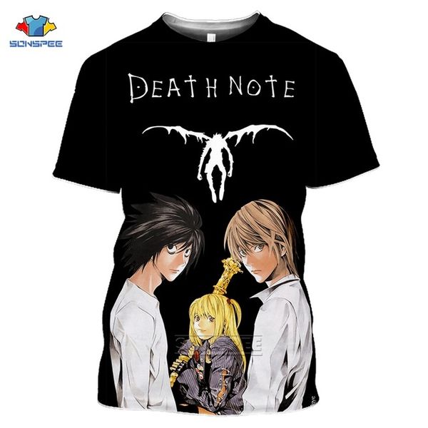 

death note man anime horror cosplay pull homme g5 3d print shirts hentai hippie humor men clothing
