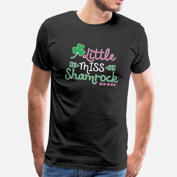 

little miss shamrock t shirt men designer tee shirt round neck clothes loose fashion spring autumn letters shirt