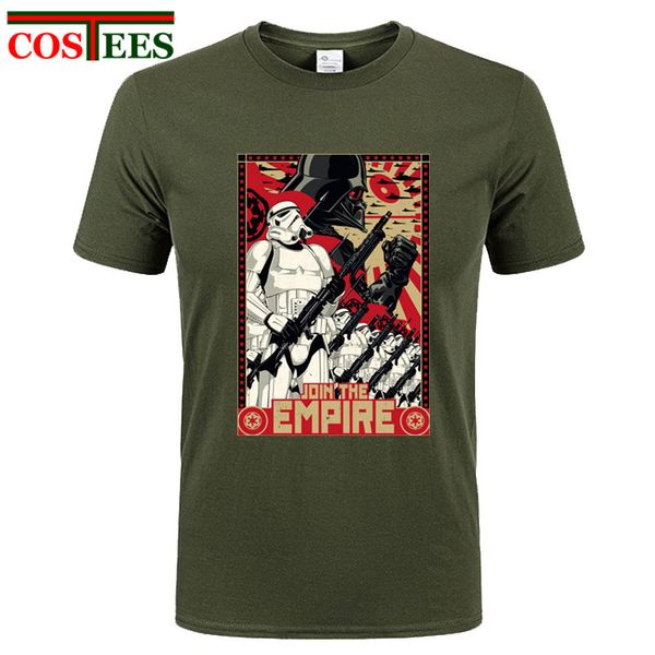 

join the empire troopers t shirts star cotton wars men's t-shirt loose tees darthwork hipster darth vader t-shirt camisetas
