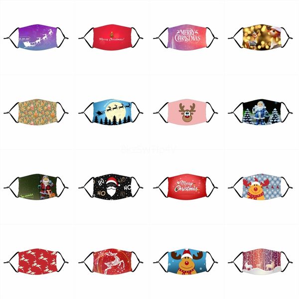 

2020 men and sports face print seamless ear sports biden mask neck tube dust riding face maskswashable and reusab #147#374, Black