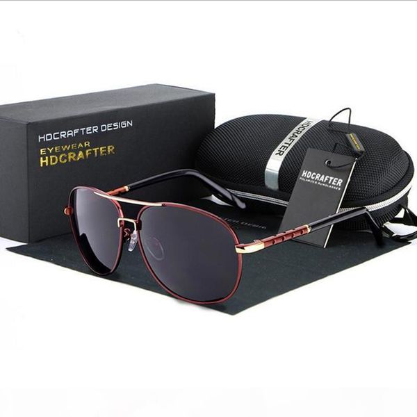 

brand polarized lens sunglasses for men big frame black driving glasses sport sun glasses oculos de sol with original box, White;black