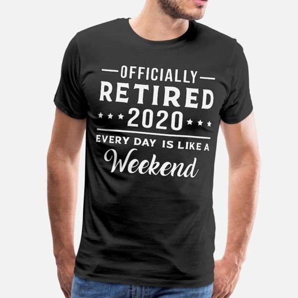 

retired retirement 2020 funny pensioner gift idea t shirt men printed cotton s-xxxl slim sunlight new style summer style unique shirt