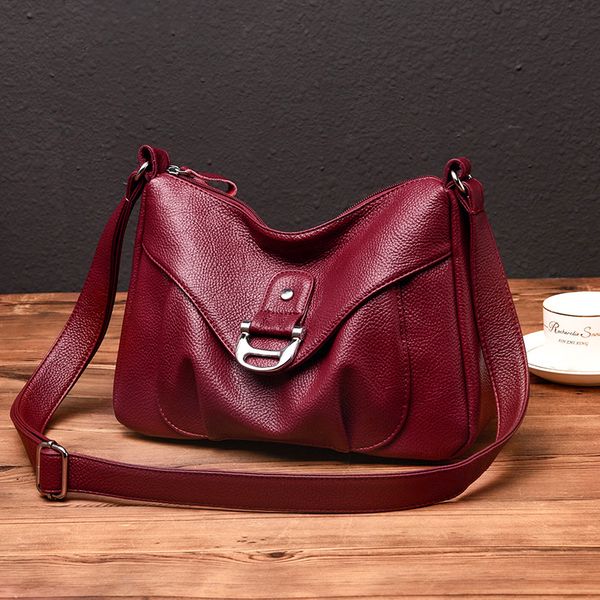 

many pocket big crossbody bags for women 2020 main femme leather luxury handbags women bags designer handbags high quality