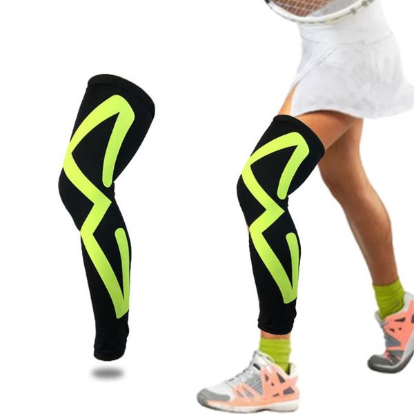 

elbow & knee pads 1pc compression cycling running sports professional safety guard basketball soccer leg protection, Black;gray