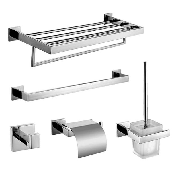 

полотенце туалет ванная комната sus304 основание держателя бумаги площадь продукты кисть бар ванной держатель chrome туалет аксессуары полир