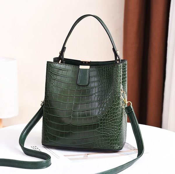 

women bucket fashion lady totes handbags temperament shoulder bags shopping bag