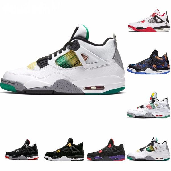 

cool grey 4 pure money metallic pack men basketball shoes 4s pine green court purple university orange red sneaker j#07-353