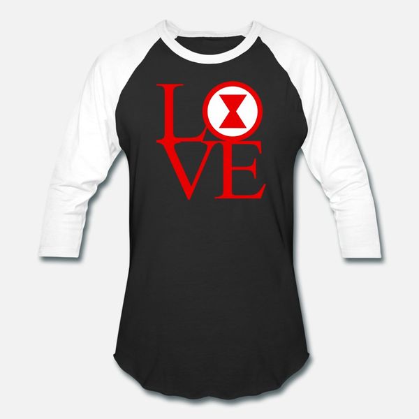 

love black widow t shirt men personalized tee shirt s-3xl fit breathable summer family shirt