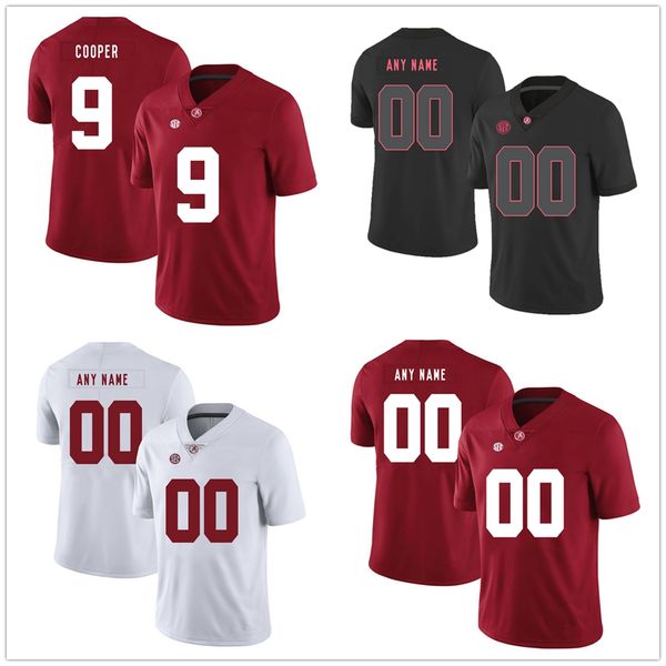 

custom alabama crimson tide stitched jersey patrick surtain ii jerry jeudy najee harris joe namath 13 tu. tagovailoa forrest gump, Black
