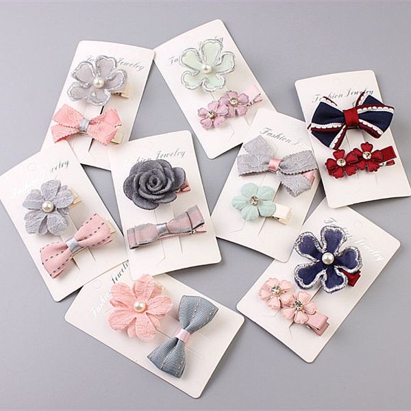 

hair accessories baby girl pins bows clips cute hairpins children headbands headband flower headdress, Slivery;white