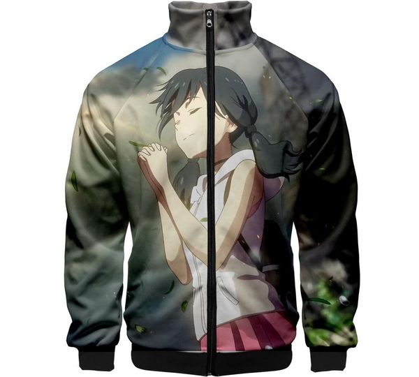 

weathering with you print stand collar jacket men women winter fashion casual harajuku comfortable jacket coat sale, Black;brown