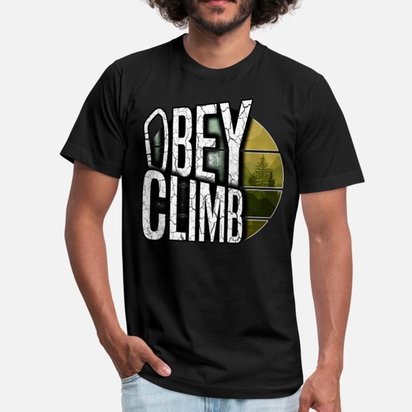 

obey climb 03 t shirt men design cotton o-neck costume fitness funny spring letter shirt