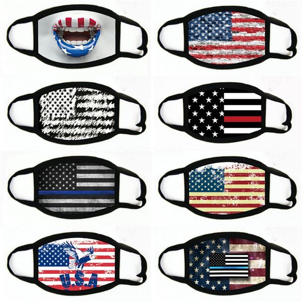 

half face outdoor sport flag masks for men women magic skull designer headband sports washable breathable#308, Black