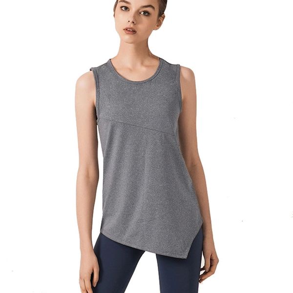 

yoga outfits women breathable loose fit performance gym fitness workout running tank, White;red