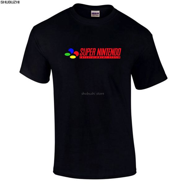 

super nintendo snes console logo mario zelda retro donkey vintage kong t-shirt new t shirts tee new sbz1048