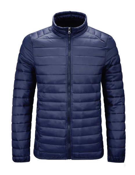 

men's winter warm outdoor down jacket fashion i38da, Black