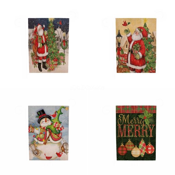 

рождество сад флаги украшение дома на открытом воздухе висячие флаги полиэстер сад патио газон украшения xmas партии # 788