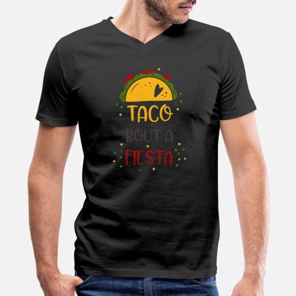 

taco bout фиеста тенниска мужчин дизайн с коротким рукавом круглый воротник семьи сумасшедший основные лето trend рубашка