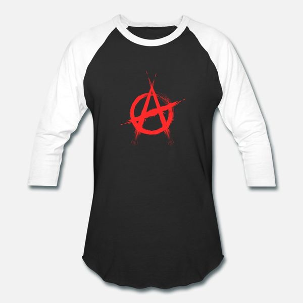 

anarchy symbol icon t shirt men customize short sleeve size s-3xl solid color fitness new style summer style pattern shirt