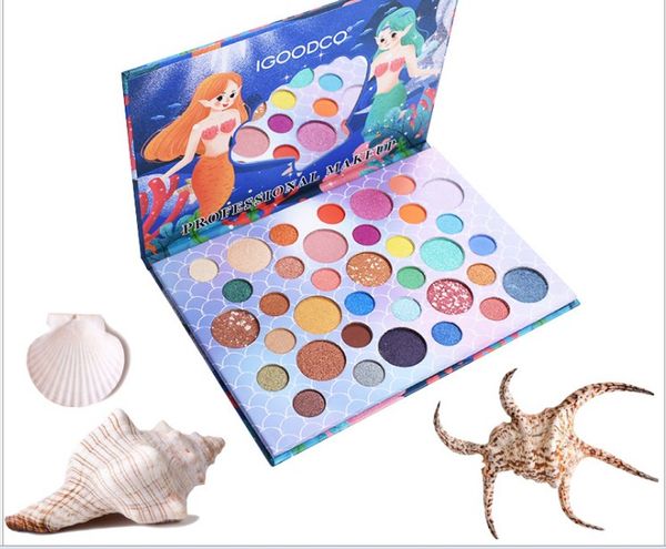 

wholesale make-up style 36 color mermaid eye shadow pearl matte sea scallop student style wind wholesale spot