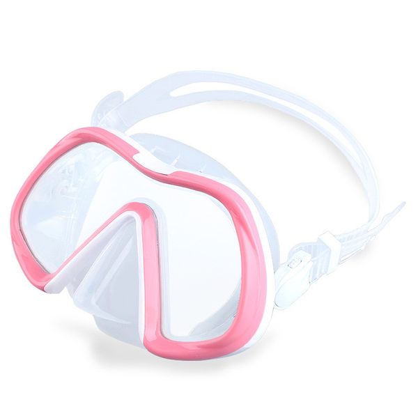 

diving masks large frame swimming mirror anti fog tempered glass diving breathing swimming mask glasses am-900