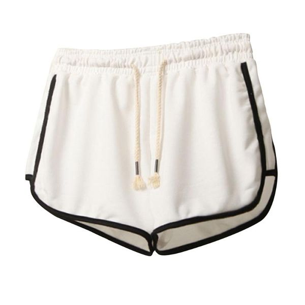 

summer woman korean loose large size high waist casual wide leg short pants, White;black