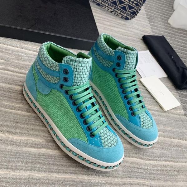 

высокие кроссовки натуральной кожи кескин зашнуровать обувь дамы тренеров женщин платформы повседневной обуви, Black