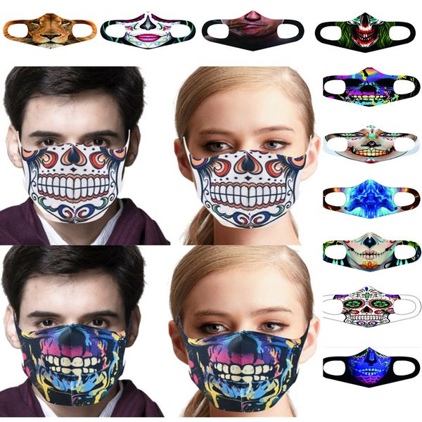 

рождество хэллоуин маска ткань anti-пыль маска смешные хлопок сша женщина мужчины мужская мода зима теплая моющийся партия хэллоуина маски d