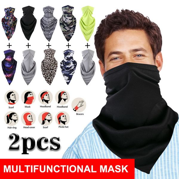 

2020 летний тонкий дышащая мягкий шарф neck gaiter шарфа face cover ski велосипед tube head shield солнцезащитный оголовье мужчины женщины, Blue;gray