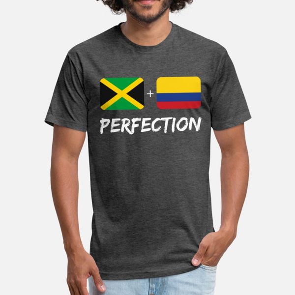 

ямайского plus колумбийского mix совершенство heritage t shirt men printed tee shirt круглого ворот одежда graphic аутентичной весна прохлад, White;black